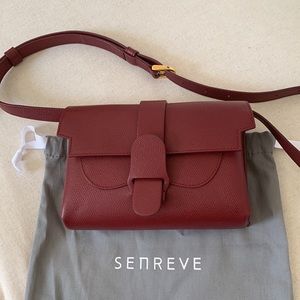 Sunreve | Aria Merlot Leather Belt Bag